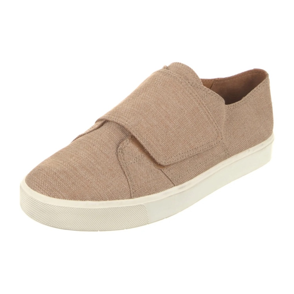 VINCE Canvas Tan Slip-On Sneakers